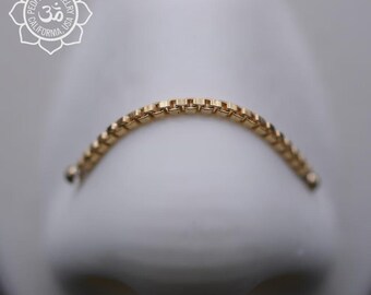 14k Gold-Filled Venetian Box Chain