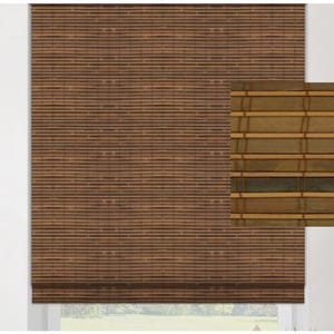 Made In USA Premium Custom Cordless Bamboo Shades | Natural Woven Shades |  Light Filtering & Room Darkening | Free Cordless Upgrade