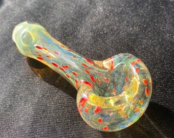 Ready to ship ghost blue and red  tobacco pipe