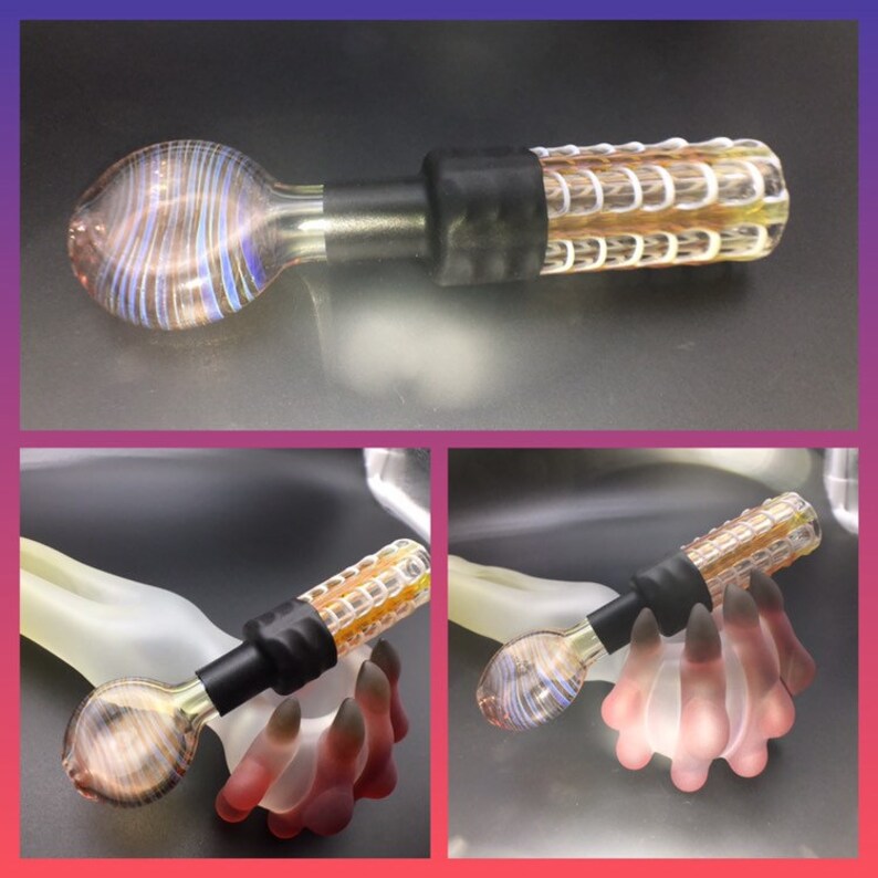 The Glunt glass blunt reusable color changing with flat Etsy