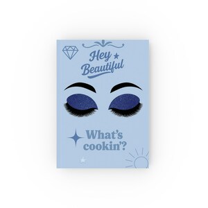 Baby Blue Lash Artist Journal, Hardback Planner for Lash Techs, Daily Notes, Beauty Professional Agenda & Creative Sketchbook