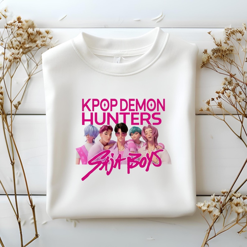 Kpop Demon Hunters SVG PNG Bundle, Saja Boys Band Bundle, Girl Dinner Png, Kpop Inspired Movie SVG Shirt Sublimation Designs