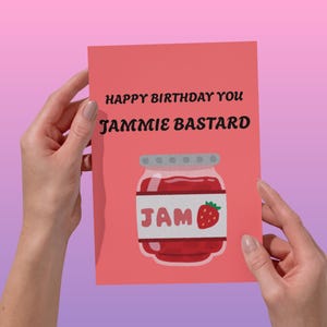 Grappige verjaardagskaart, onbeleefd voor vriend, moeder, vader, broer, zus, vrouw, partner, collega, humorverjaardagskaart