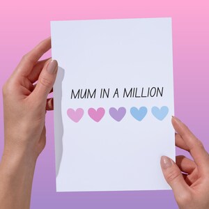 Mum Birthday Card / Birthday / for Mother / Card for Mum / Step Mother