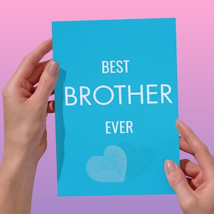 Verjaardagskaart broer / Verjaardagskaart / Kaarten voor hem / Kaarten broer / Beste broer