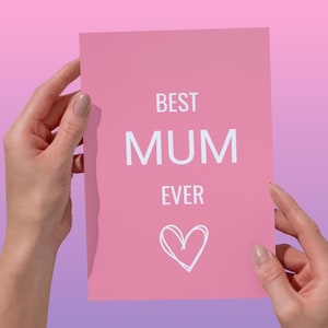 Mum Birthday Card / Birthday / for Mother / Card for Mum / Step Mother