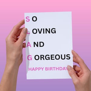 Lustige Geburtstagskarte, Rude Birthday für Freundin, Mutter, Schwester, Arbeitskollegin, Humor Grußkarte