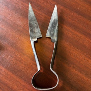1930s Burgon & Ball Sheep Shears – “Drummer Boy Sound” Stamp – Made in Sheffield, England