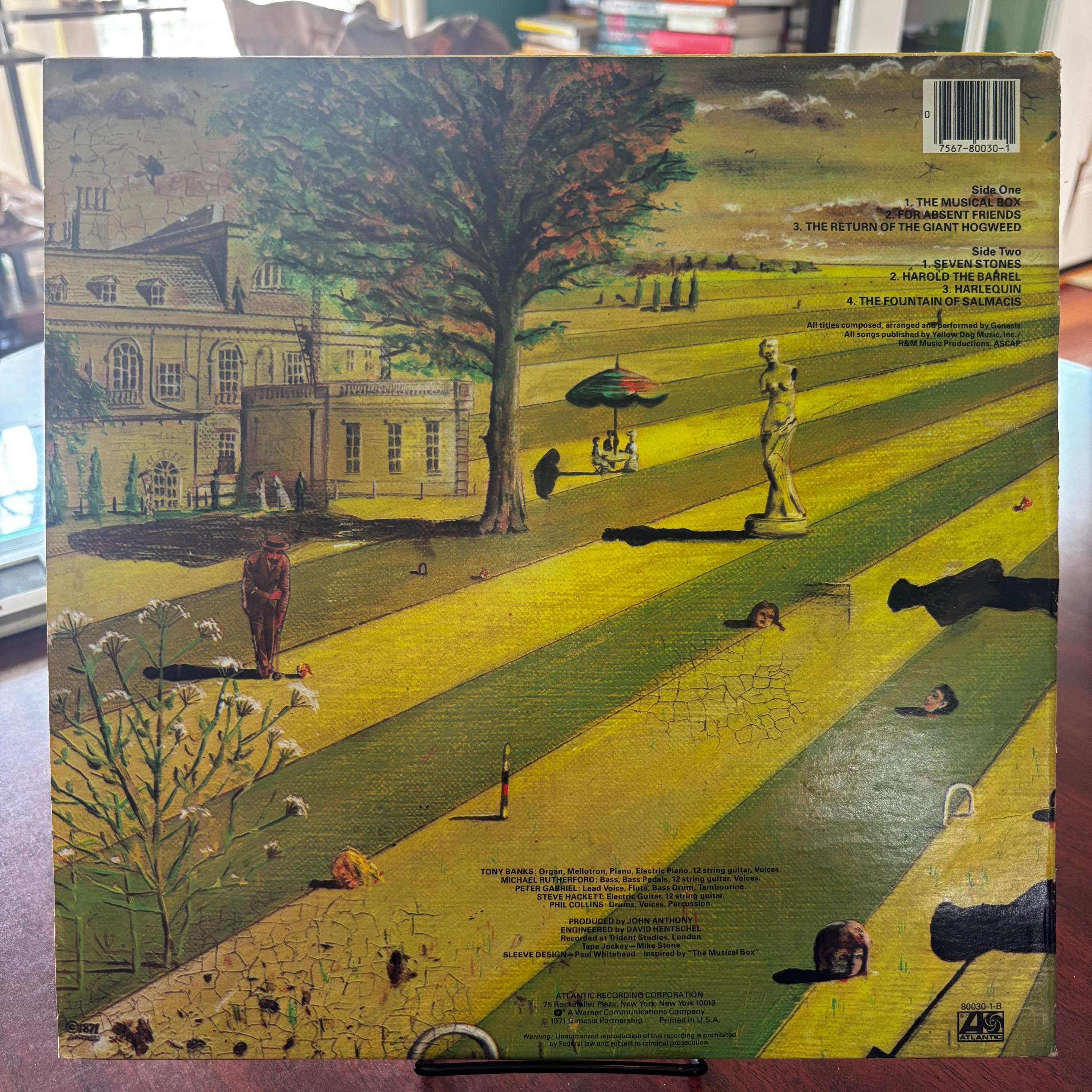 Genesis – Nursery Cryme (1971) – Original Atlantic Pressing – Red