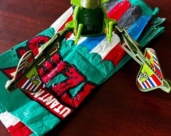 1988 TMNT Turtle Trooper: Mutant Militärfallschirm - Vintage Playmates