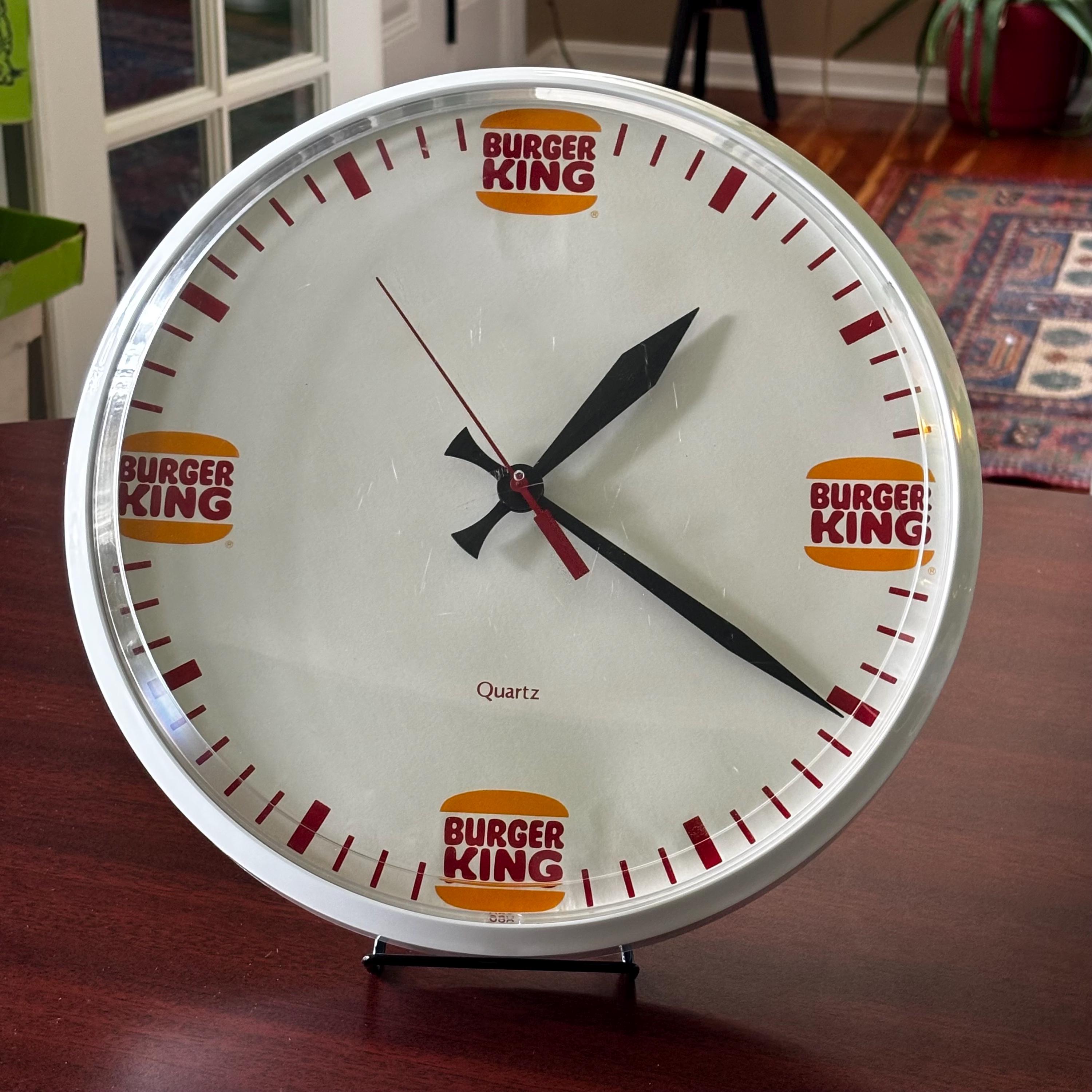 Burger King Clock - Etsy