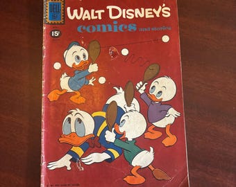 Walt Disney’s Comics and Stories No. 247 – April 1961 – Dell Comics – 15c Cover – Donald Duck & Nephews