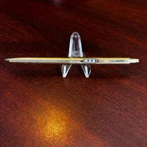 Vintage Gold Paper Mate Pen – Heart Clip – Made in USA – 1960s–70s