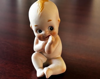 Napco Baby Figurine – KW913 | Made in Japan | Sitting Pose | Porcelain Collectible