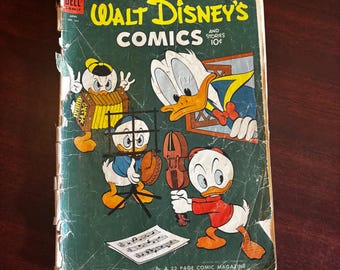Walt Disney’s Comics and Stories No. 163 – April 1954 – Dell Comics – Little Hiawatha & Donald Duck – 10c Cover