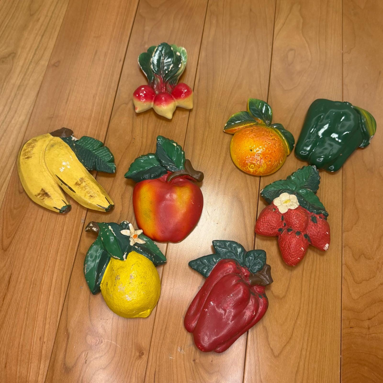 Vintage Chalkware Vegetables - Etsy