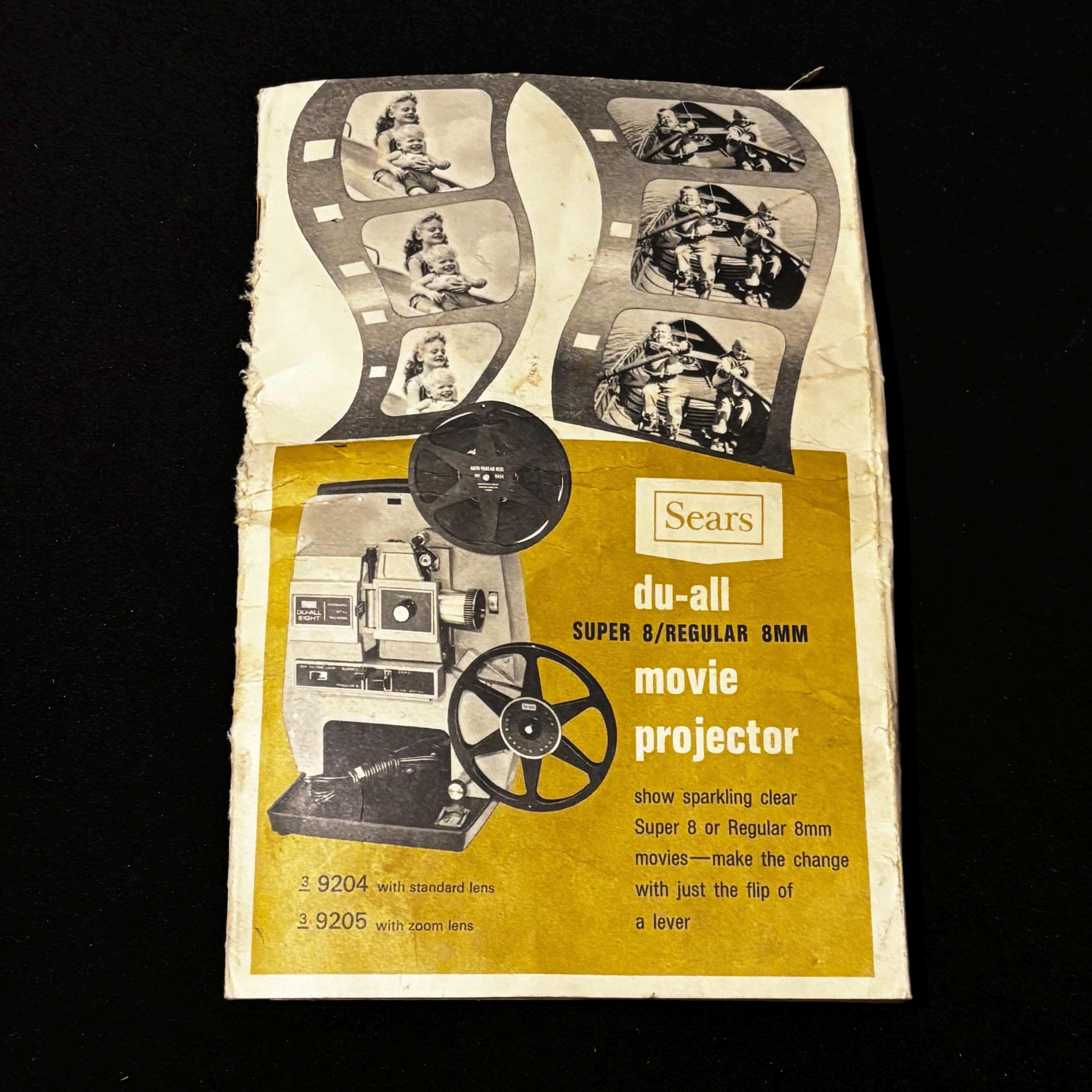 Vintage Sears Du-all Super 8 Movie Projector – Model 9205, Zoom
