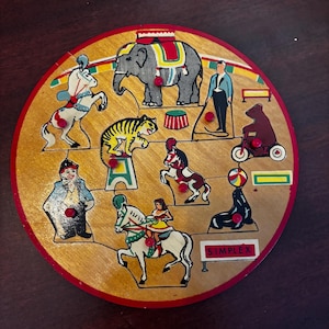 SIMPLEX Vintage Circus Puzzle – Made in Holland, Wooden & Cardboard Backed