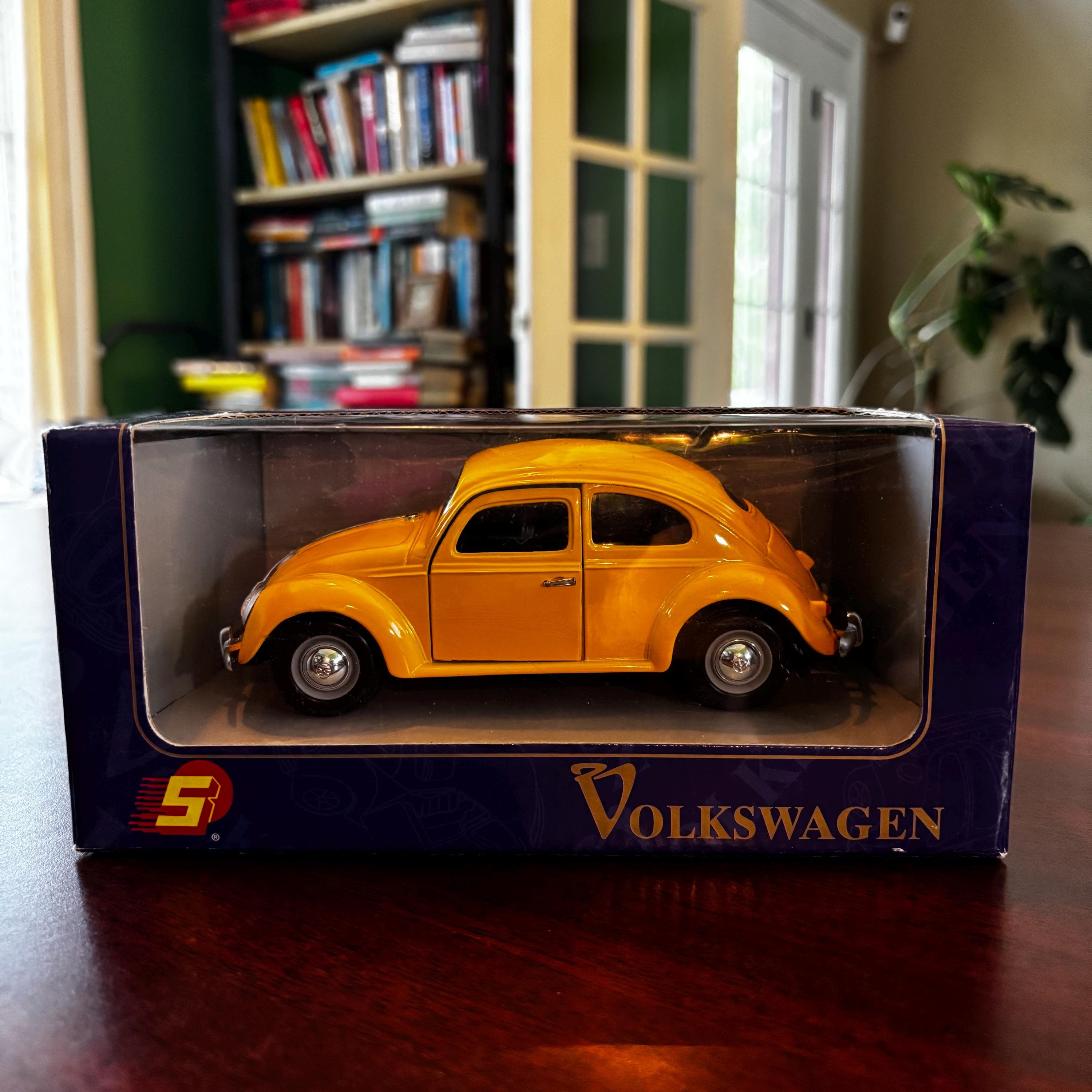 NIB 1:24 Sunnyside SS7707W Volkswagen Beetle Diecast – Yellow