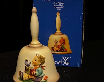 1978 Hummel Goebel Annual Bell – First Edition in Bas-Relief – Original Box