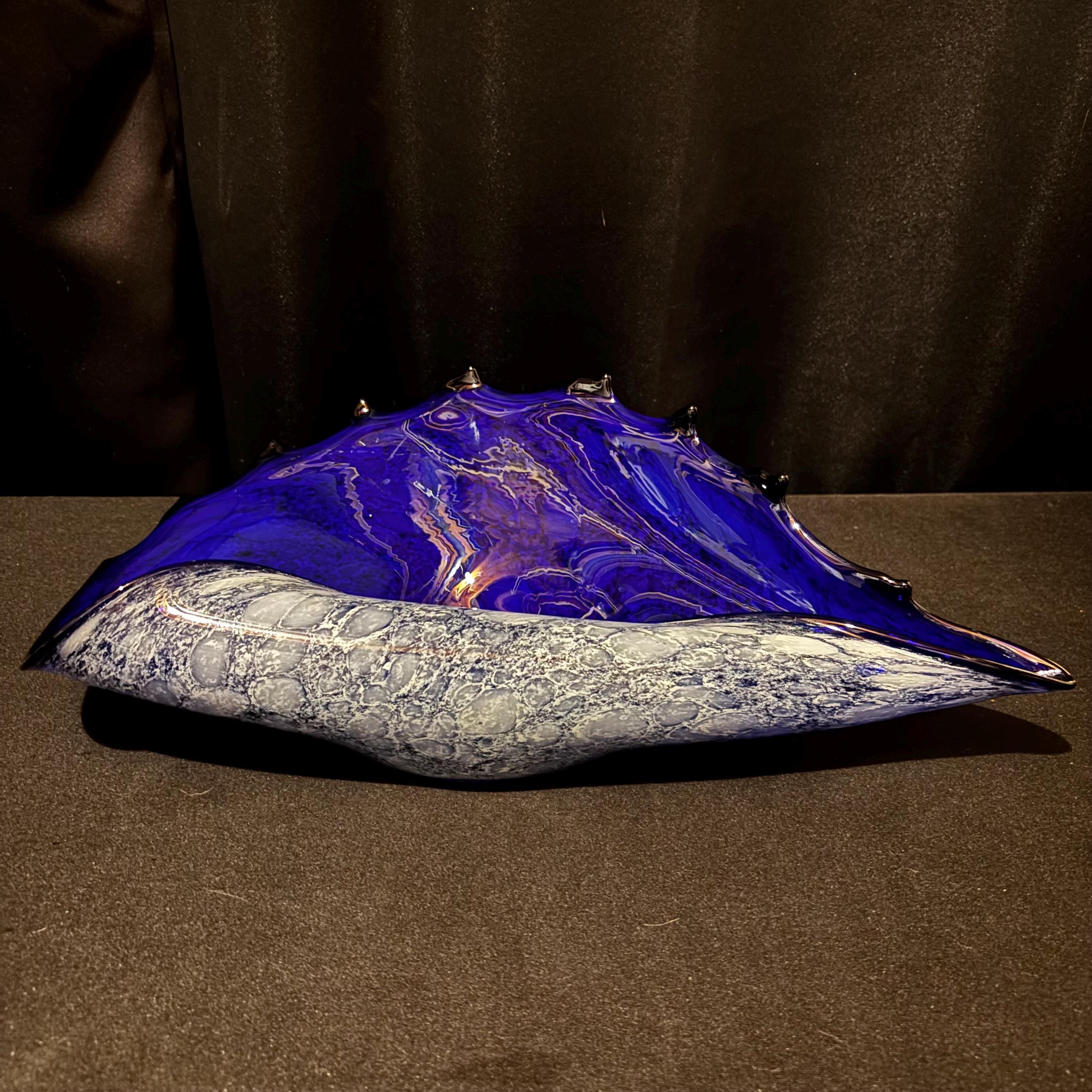 Murano Blue Bowl - Etsy