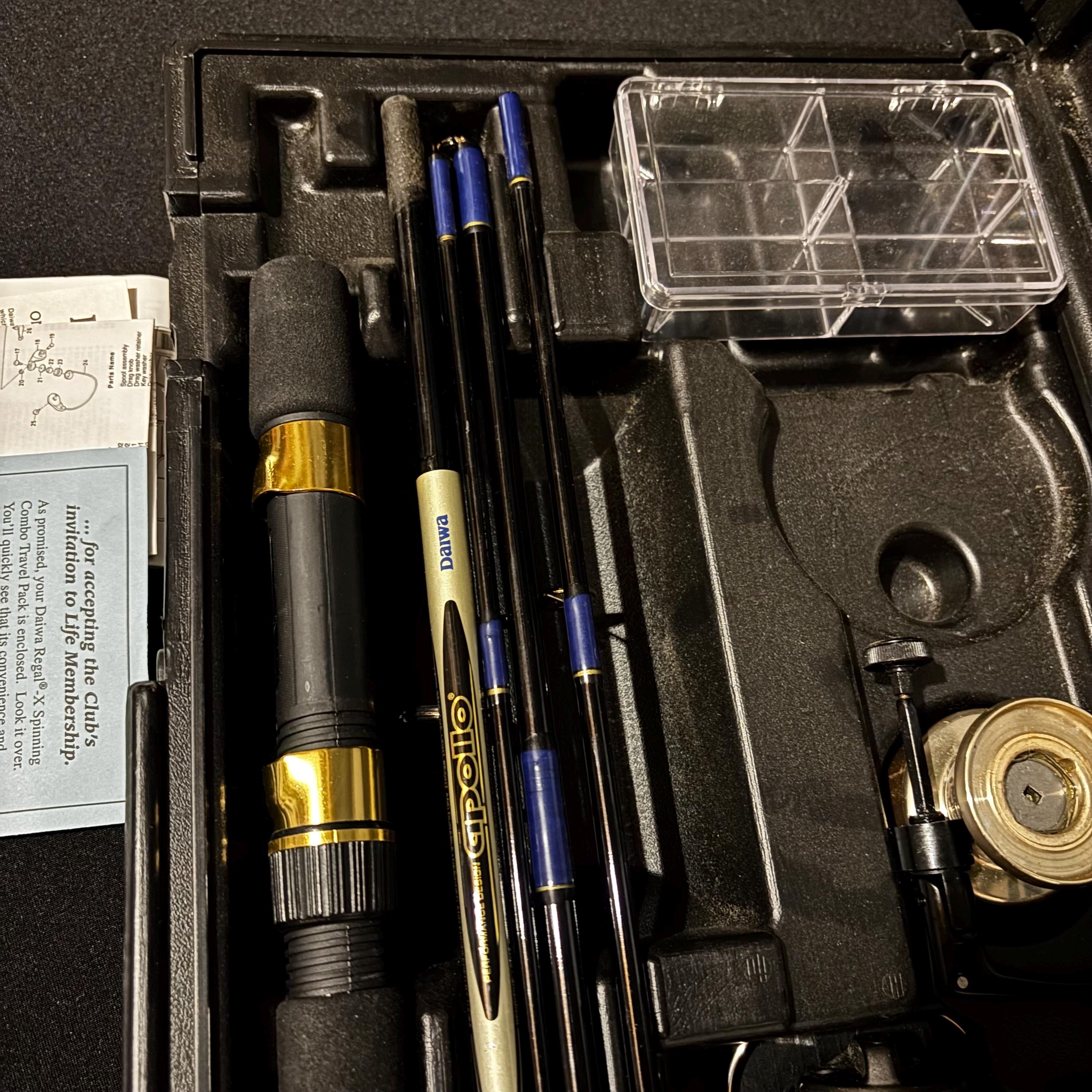 Daiwa とOLYMPIC のフィッシグリール　4台セット Daiwa Executive Travel Pack – Regal-x Spinning Combo – NAFC Life