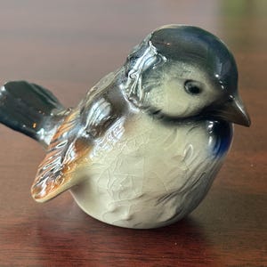 Vintage Goebel CV74 “Blue Bird” Figurine – TMK5 (1970s, 2.5")