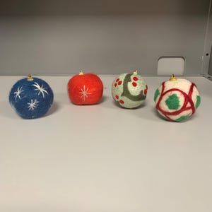 Needle Felted Christmas Ornament