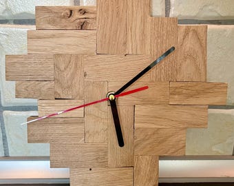 Orologio da parete in legno