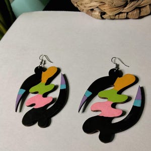 African Gye Nyame adinkra earrings