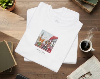Corgi Shirt, Corgi Vintage Shirt, London Shirt, Retro T-Shirt, Big Ben TShirt, Travel, Corgeek, Dog Lover, Polaroid, Unisex