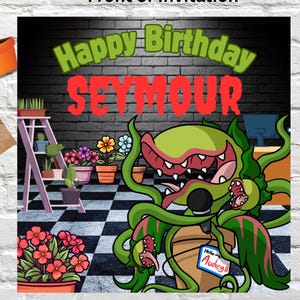 Little Shop of Horrors Invitation Template (Digital Included!)