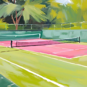 Tennis Print, Art Print, digital files, Artwork, Tennis Artwork, Tennis Watercolor Print, Tennis Gift, Home Decor
