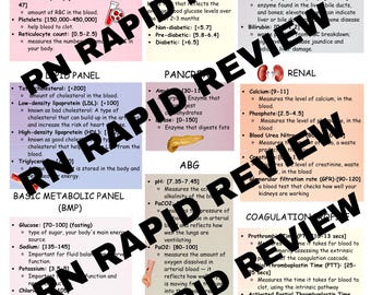 Lab Value Breakdown + Symptom Clues for Nurses (Launch Price Limited Time)
