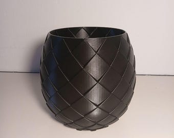modern plant pot/Vase – Black, Customizable, Unique Home Decor