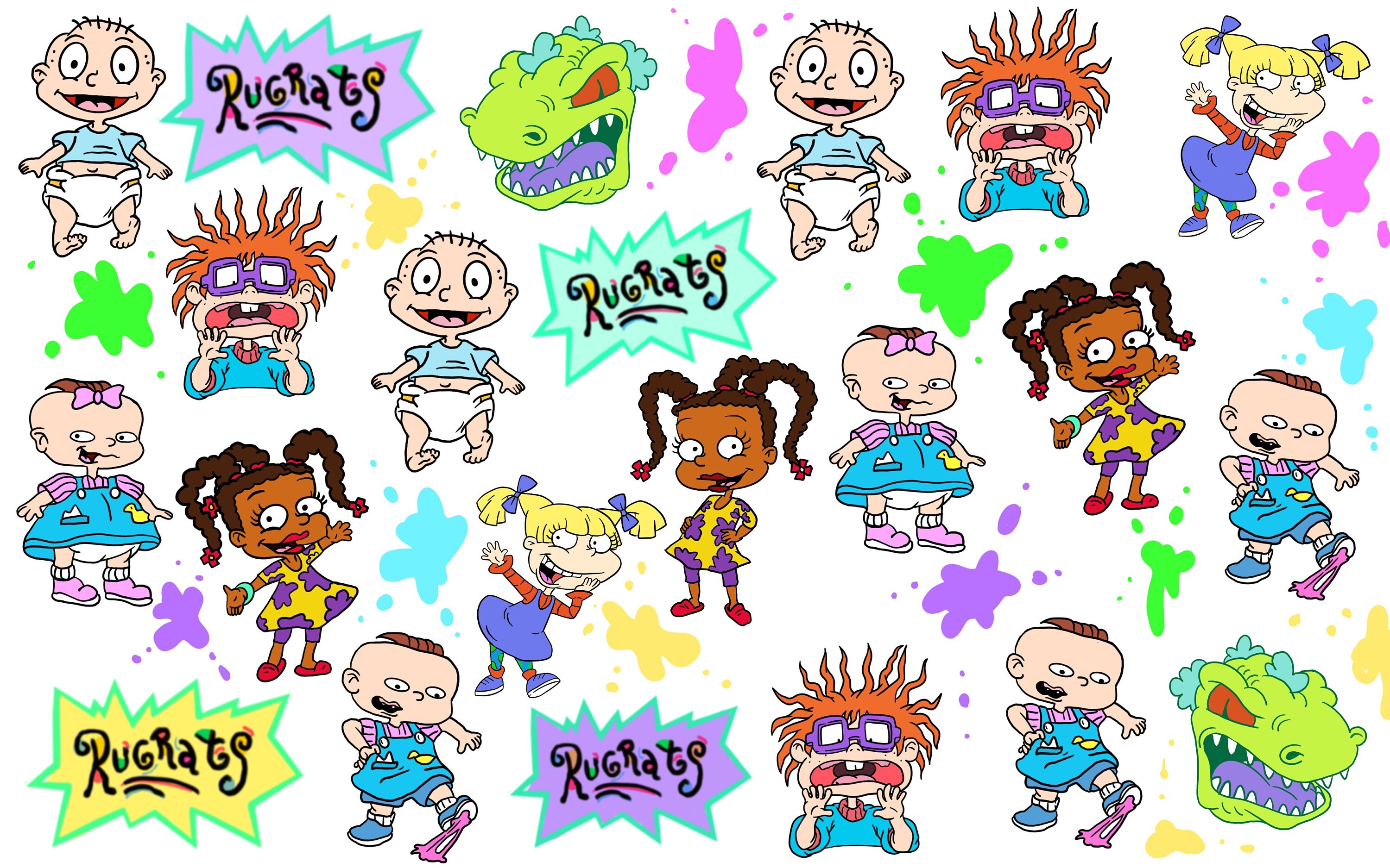 Rugrats Paint Splatter