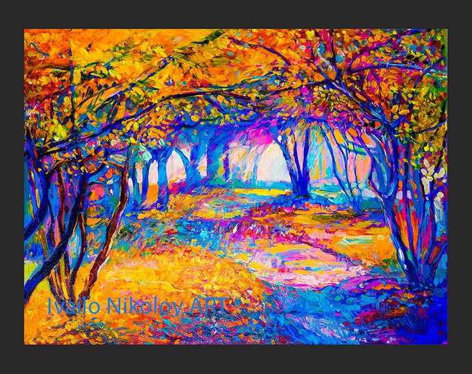 Autumn Landscape3 Original Oil Painting 26x20 Landscape - Etsy