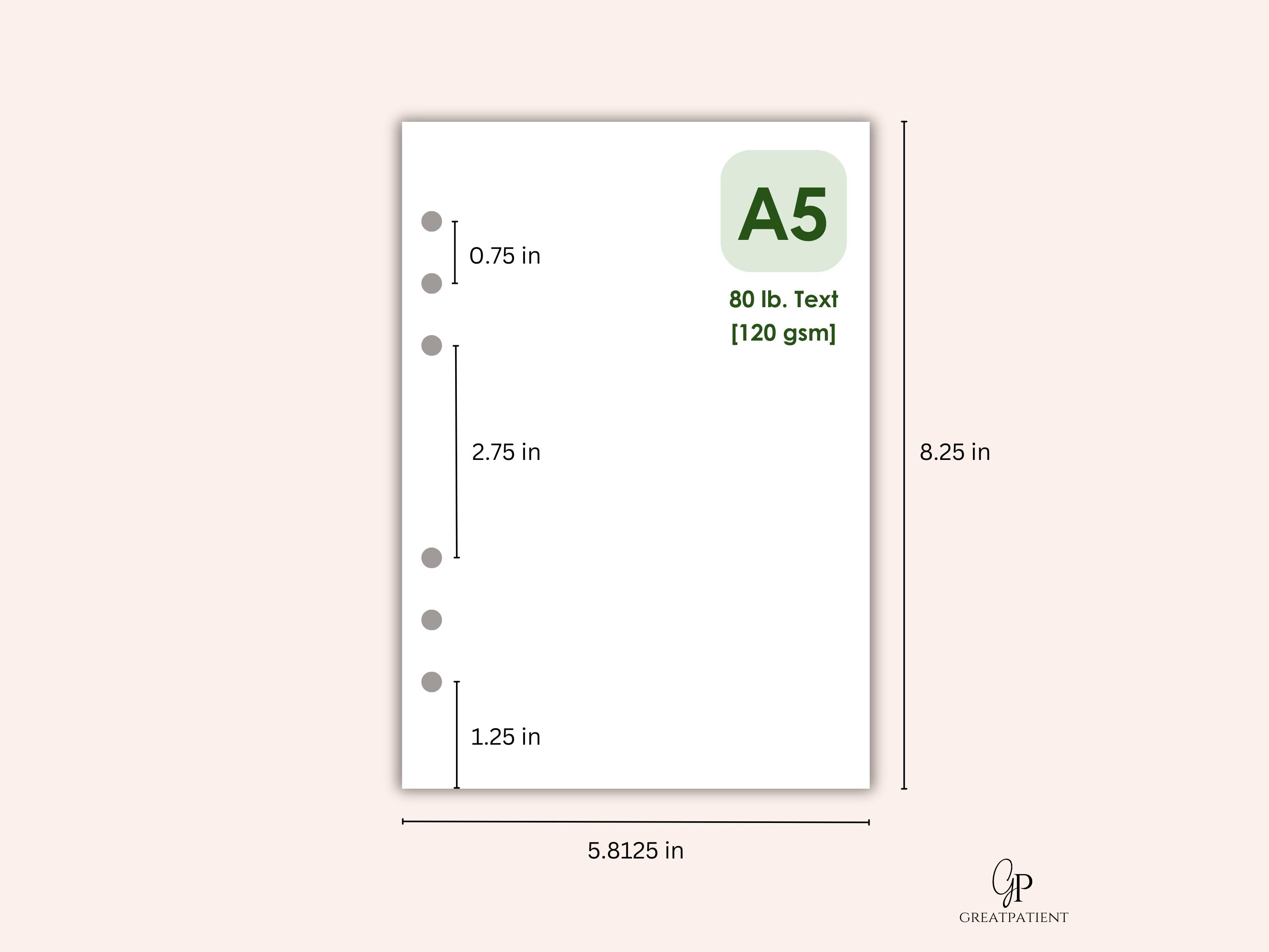 PRINTED A5 Diagnostic Visit Planner Inserts - Medical Appointment ...