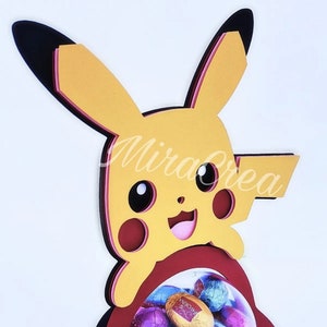 Pokémon Pikachu Candy Dome Arquivo digital SVG- PDF DXF para Silhouette - Cricut- Scanncut
