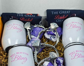 The Bridal Chase Virtual Race Medal & Swag Set - FOUR PACK