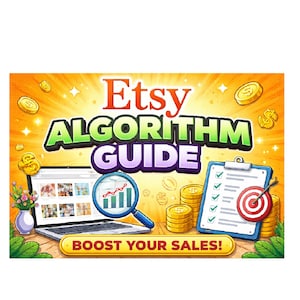Etsy Algorithm Guide 2026, SEO Strategy PDF, Rank First Page (Digital Download)