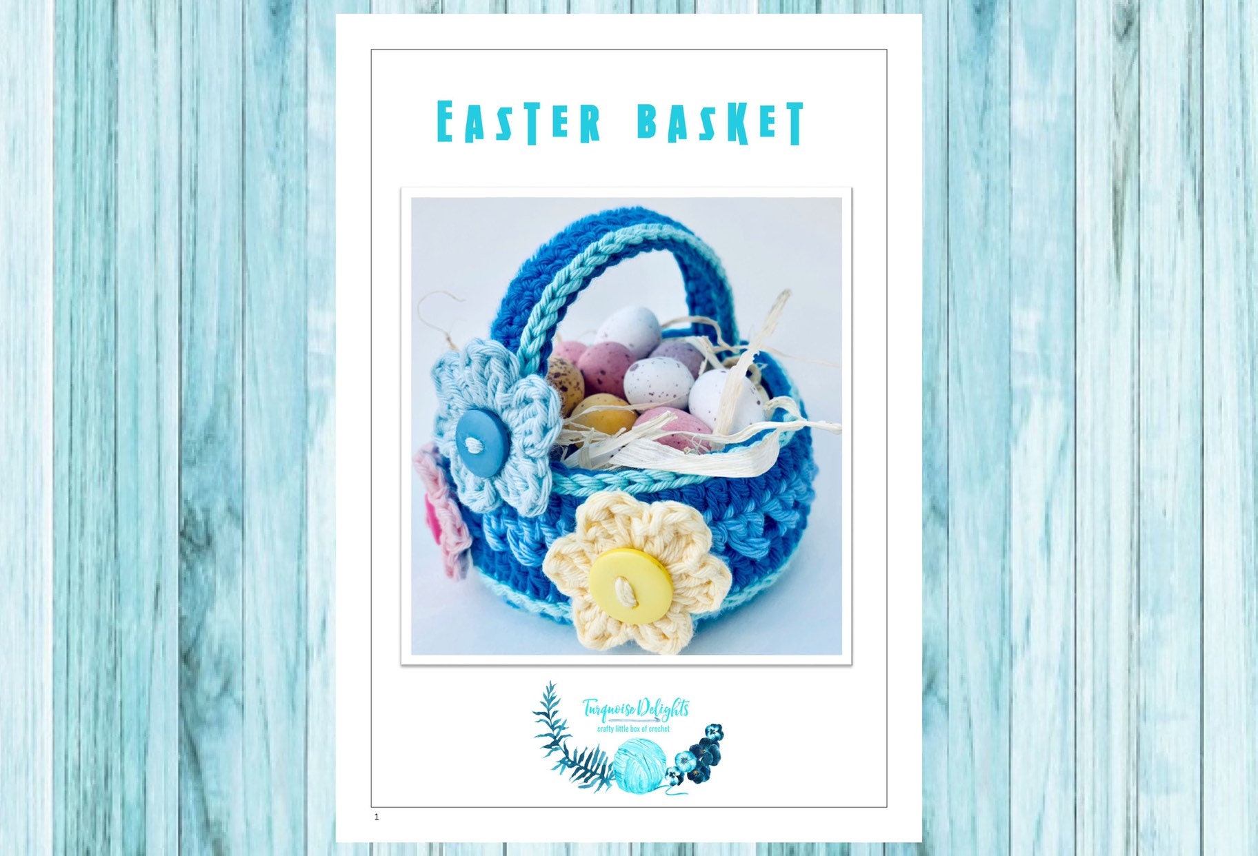 Crochet Easter Egg Basket PDF Pattern - Etsy