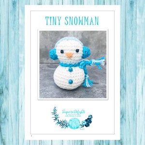 Crochet Christmas Snowman PDF Pattern