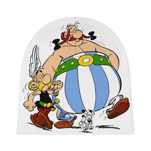 Baby Beanie, Asterix and Obelix Comics Hat for Infants, Kids Winter Headwear, Cute Cartoon Character Cap, Toddler Costume Beanie, Baby