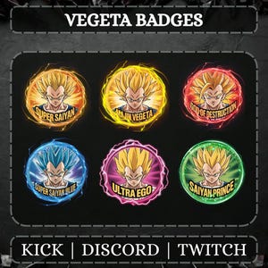 Twitch Character Badges | Bit Badges | Sub Badges | Twitch Fictional Badges | Anime Badges | Premade Badges | Twitch Graphics.