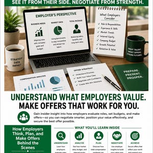 Salary Negotiation Workbook | Job Offer Negotiation Guide for Job Seekers