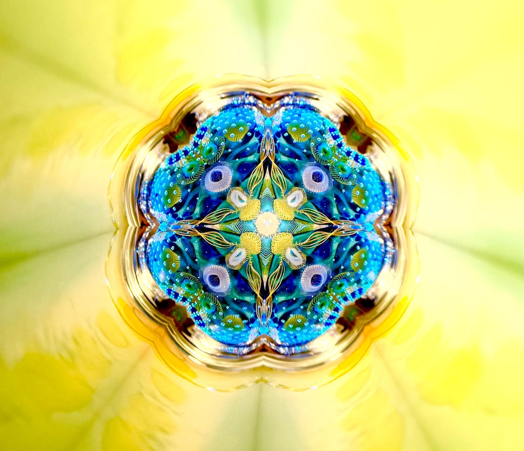 Translucent Teleidoscope: 4-point Mandala Design - Etsy