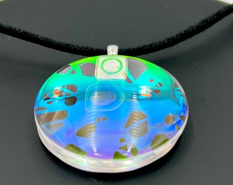 Dichroic Glass Pendant