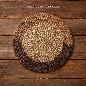 Table Mat Flat Lay Background for Mockups | BG 002