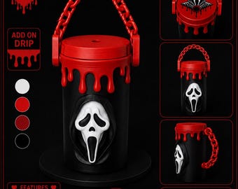 12oz SKINNY Ghost Tropfkanisterhalter 3D-Datei (Digitaler Download).